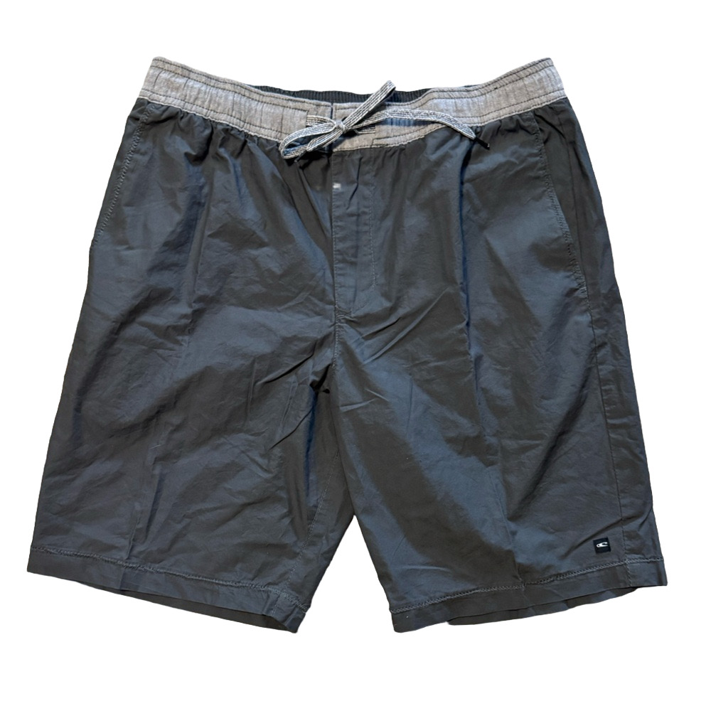 Men’s O’Neill Gray Shorts with Drawstring Closure Size 32 - Picture 1 of 7